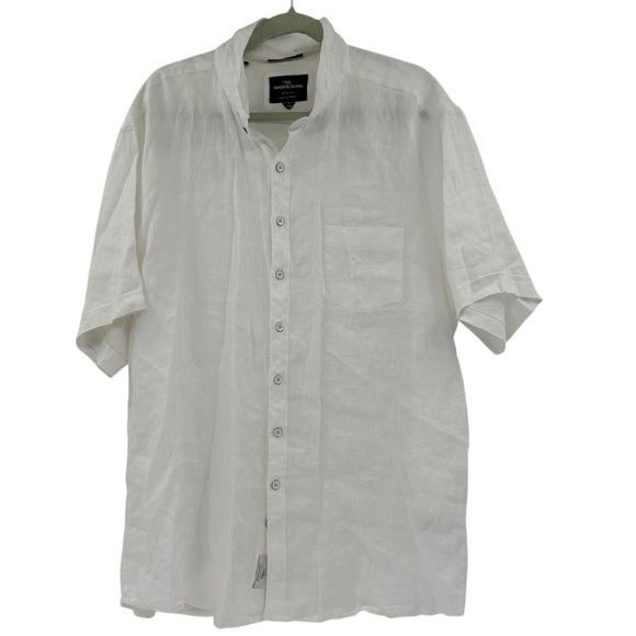 Rodd & Gunn Other - RODD & GUNN Sports Fit Italian Fabric 100% Linen White Button Up Size 3XL